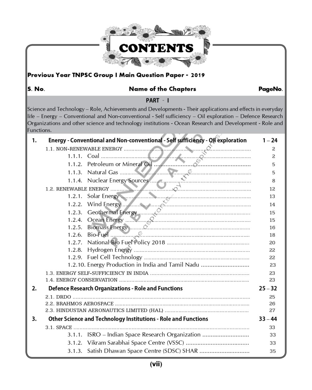 Role and Impact of Science and Technology